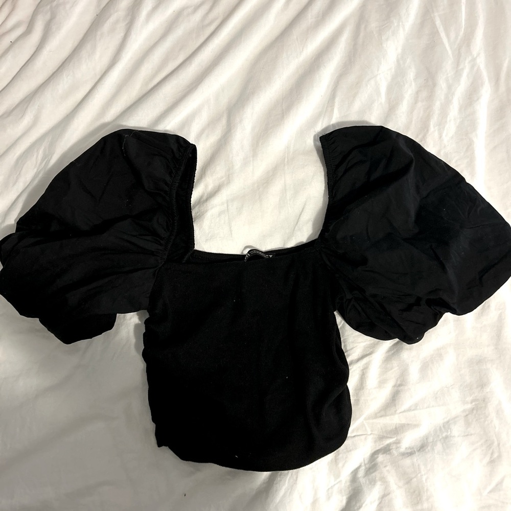 ZARA puff sleeve top